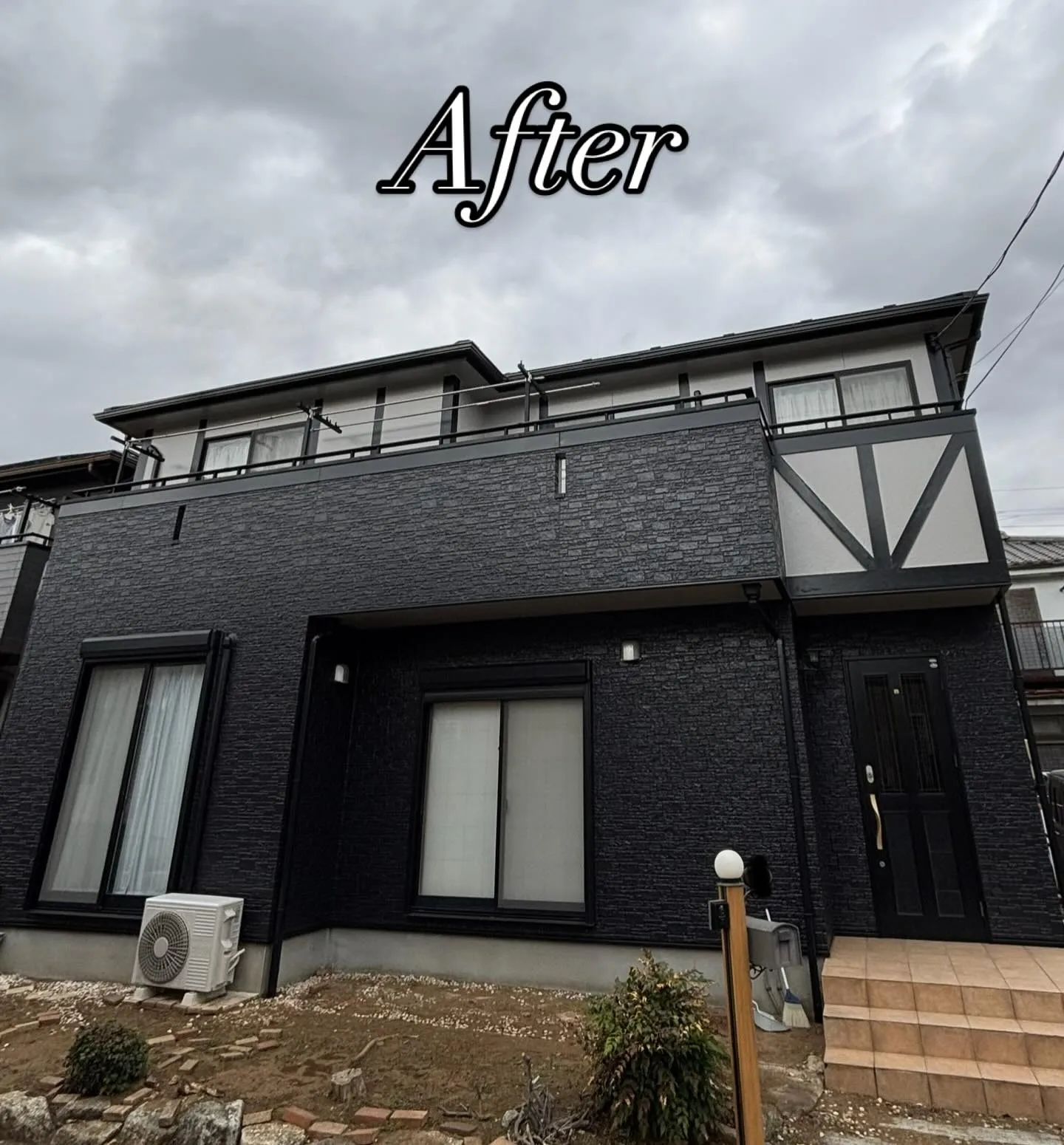 🏠施工事例🏠外壁塗装(無機)、屋根カバー(スーパーガルテクト...