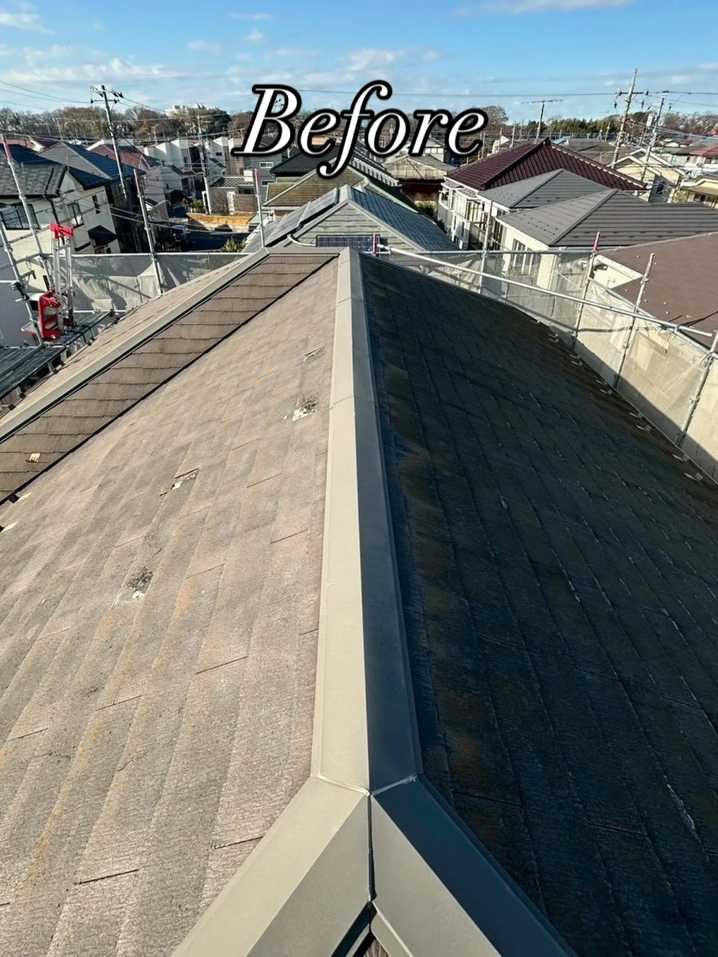 🏠施工事例🏠屋根カバー工事(スーパーガルテクト)