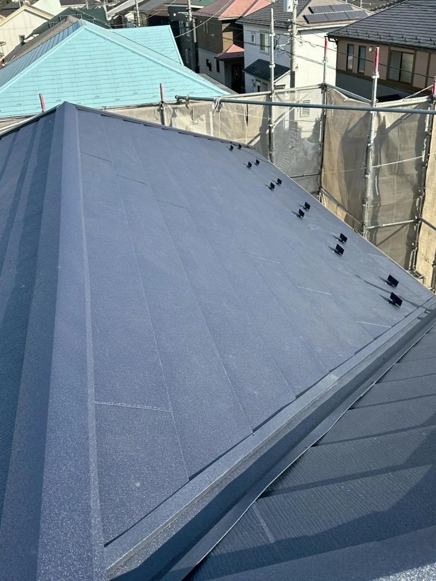 🏠施工事例🏠屋根カバー工事(スーパーガルテクト)